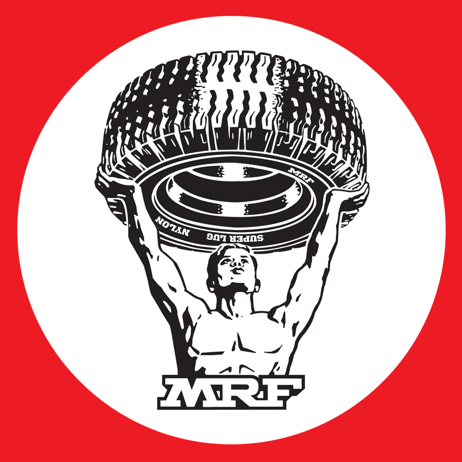 MRF tyre brand emblem